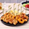 100pcs 9/12/15cm Cocktail Bamboo Skewers Looped Knot Cocktail Picks  Party Decorative