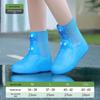 Unisex Waterproof Non-Slip Rain Boots and Shoe Covers - Durable and Thick for Outdoor Use, Includes Children's Sizes