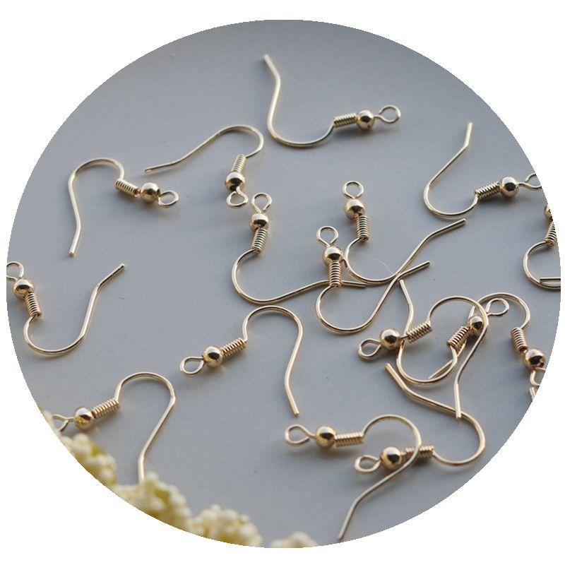 

Сделай сам Материал ручной работы Самодельные детали Полуфабрикаты Позолоченные With bead belt spring ear hook 50