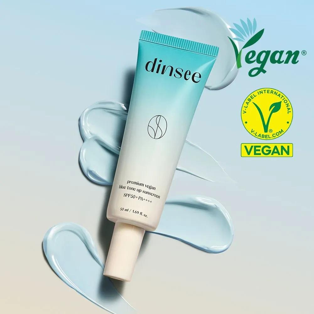 Premium Vegan Blue Tone-Up Sunscreen 50ml