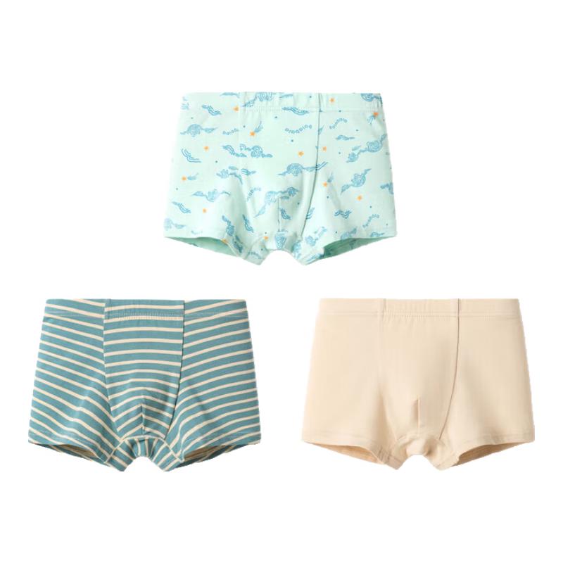 

Balabala Boys Cotton Boxer Briefs 3-Pack 120