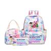 Witch Hunter Three-Piece Backpack Girl Digital Printing Elementary School Bag Large Capacity Backpack