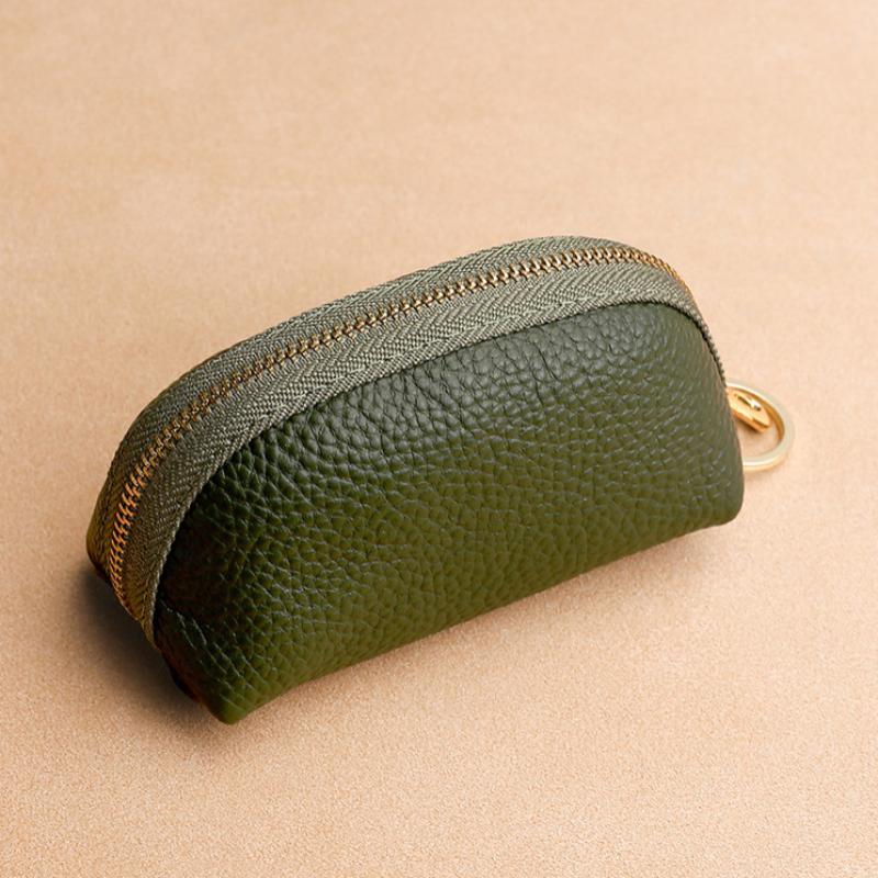 Pu Leather Car Key Case Men Women Wallets Housekeeping Keys Covers Zipper Storage Pouch Card Bags