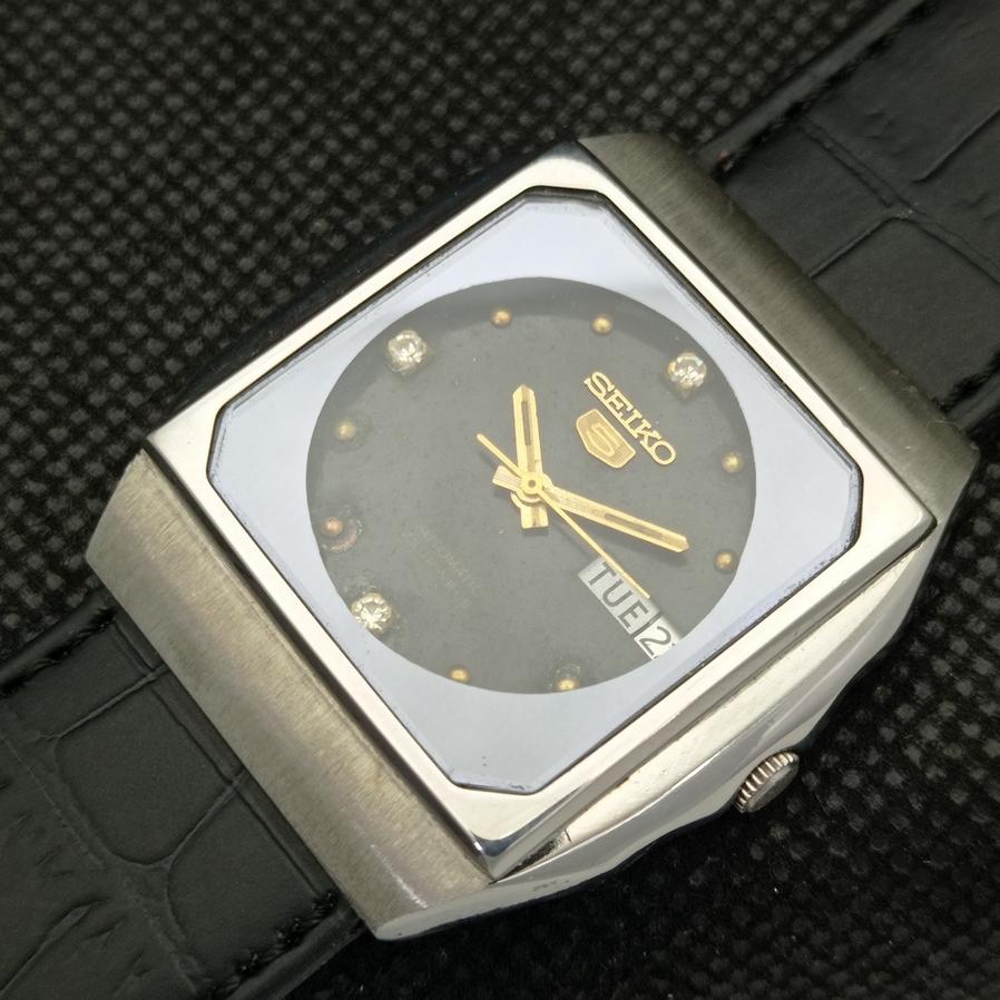 USED MENS OLD SEIKO 5 AUTOMATIC 6349A JAPAN ORIGINAL DIAL WATCH A416137-2 R10621f-a416137