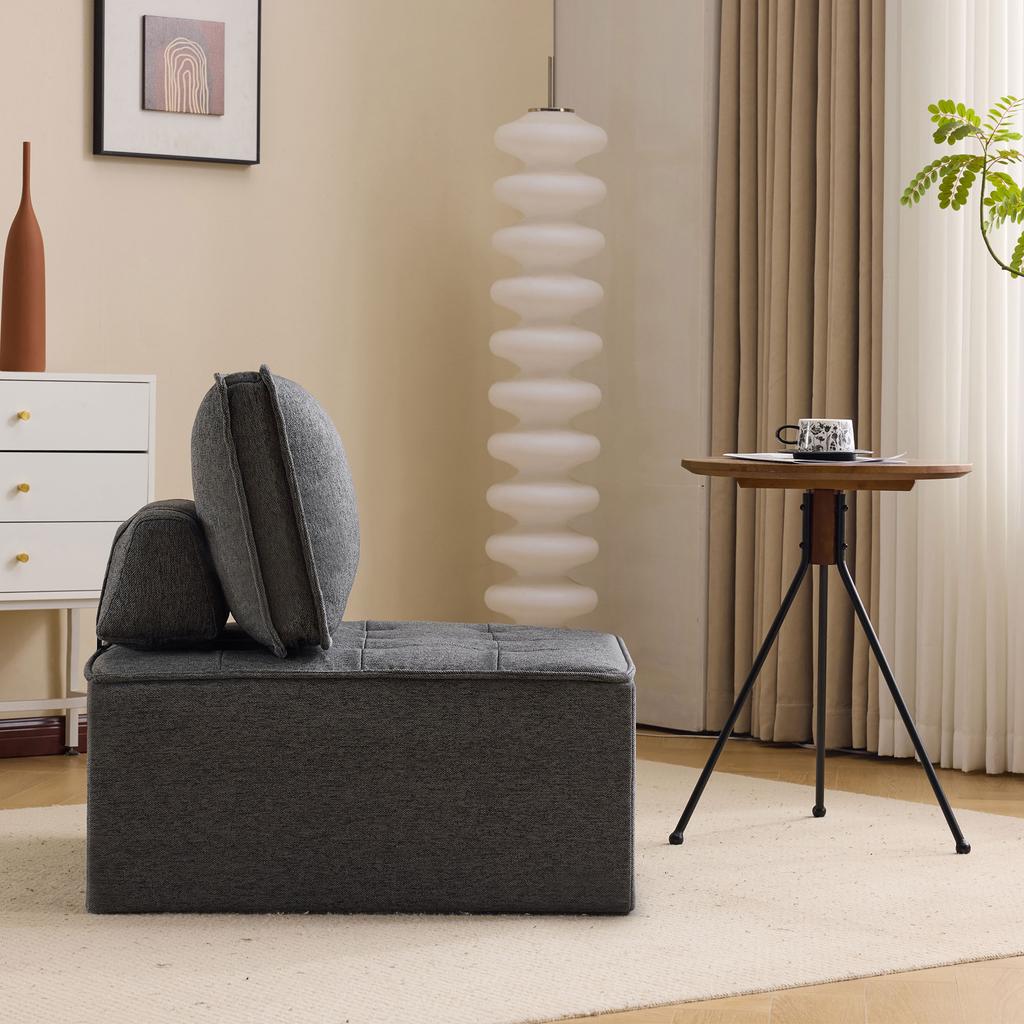 Single sofa, small seating set, living room armchair, bean bag, sofa for bedroom, guest room or children's room