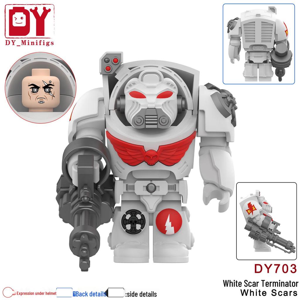 Dark Source Warhammer Terminator Ultramarine & Blood Angels Building Block Minifigure DY701-708