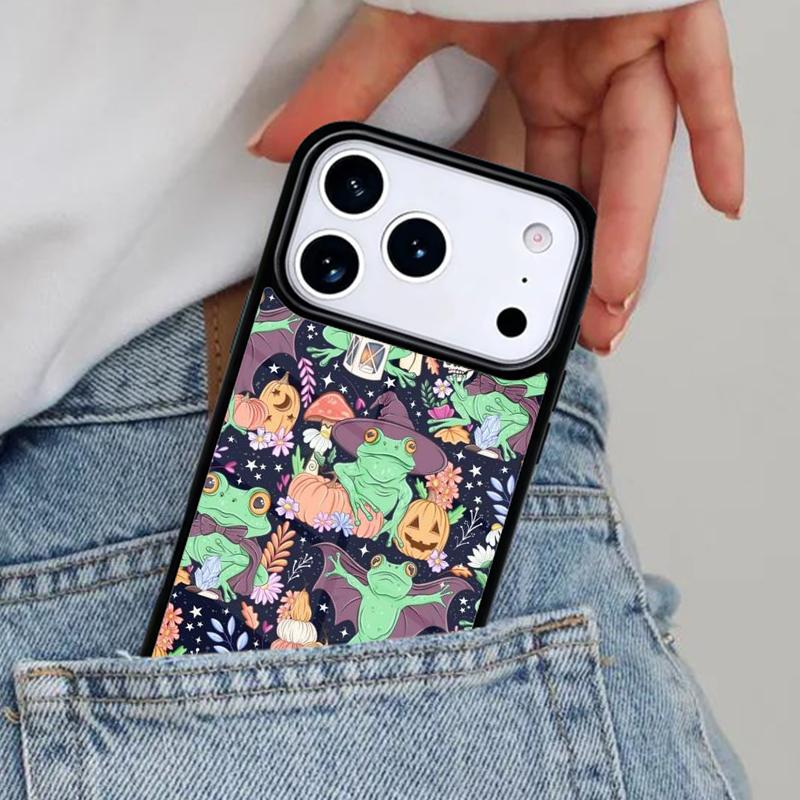 Witch Frog soft Phone Case for iPhone 17ProMax 12 13 14 15 16e 17 Pro Max Plus Air Cover