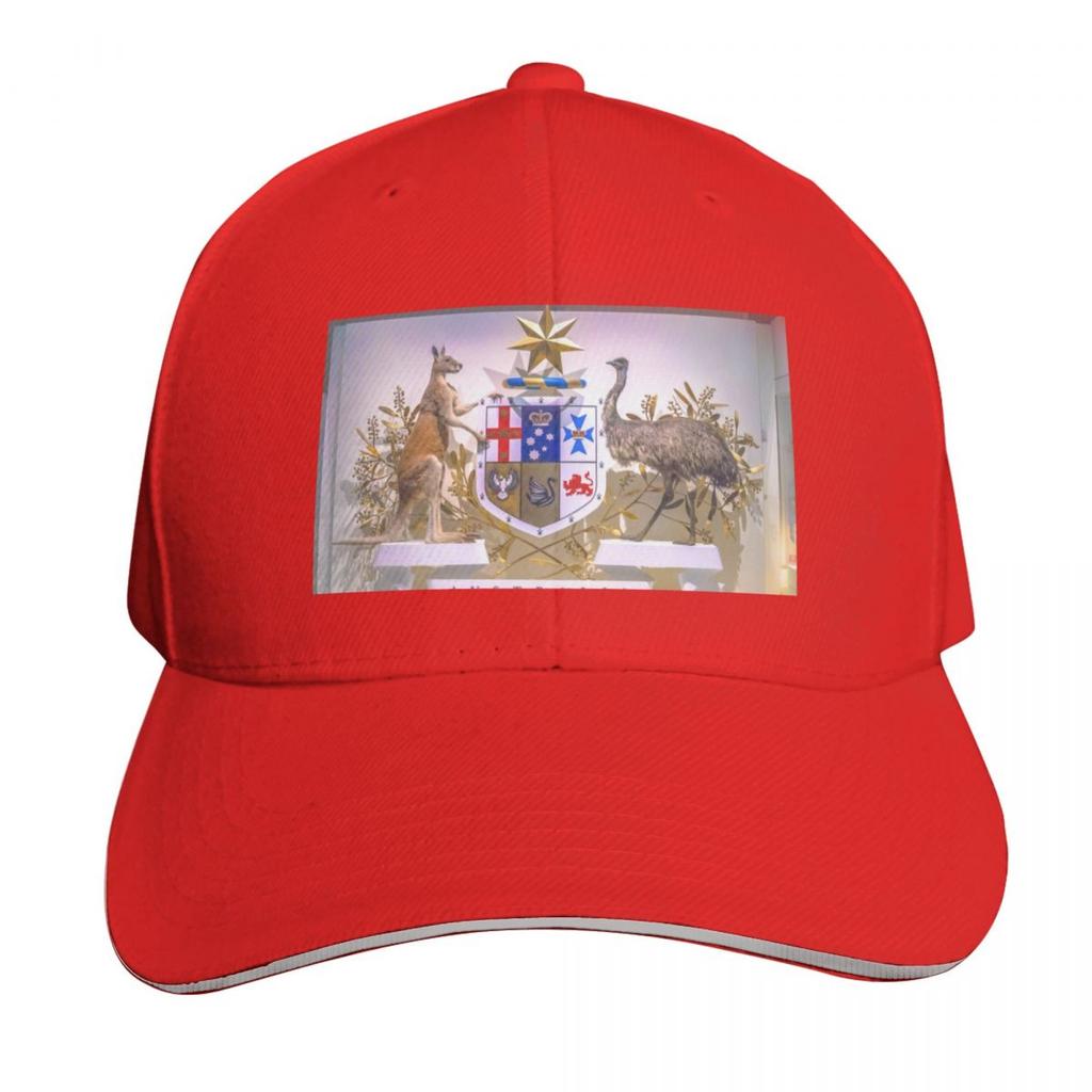 Lifelike Australian Coat of Arms Baseball Cap Icon Funny Hats Luxury Unisex Hat Hat Unisex For The Sun For Girls Unisexs