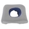 Face Down Pillow Soft Ergonomic Hollow Headrest Face Cushion for Salon Massage Beauty Bed Gray Blue