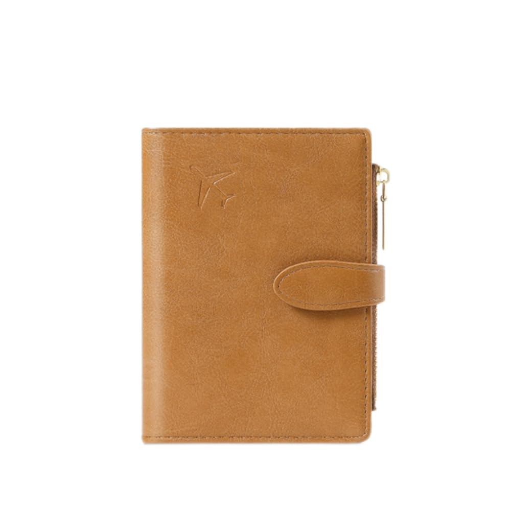 

Чехол для паспорта для мужчин и женщин с отделением для монет, картой для заграницы, на молнии [songhe] кошелек, многофункциональный карман, чехол, защита от скимминга, для путешествий,