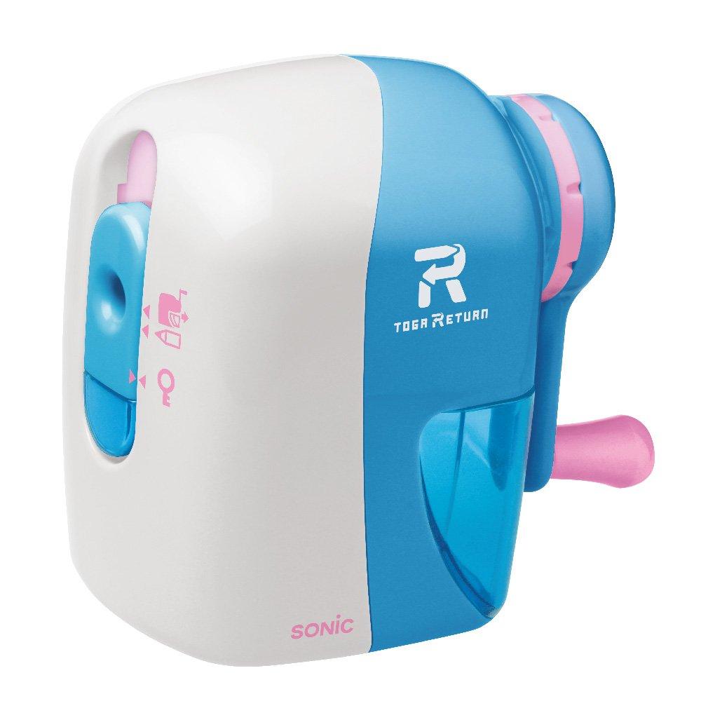 Sonic Togari Return Manual Pencil Sharpener, White, EK-7022-W