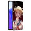 Coque de téléphone noire Anime Himiko Toga pour Huawei Honor 70 90 Lite X40 GT X50 i X5 + X6A X6S X7A X8A X8B X6 X7 X8 X9 4G X9A X9B 5G