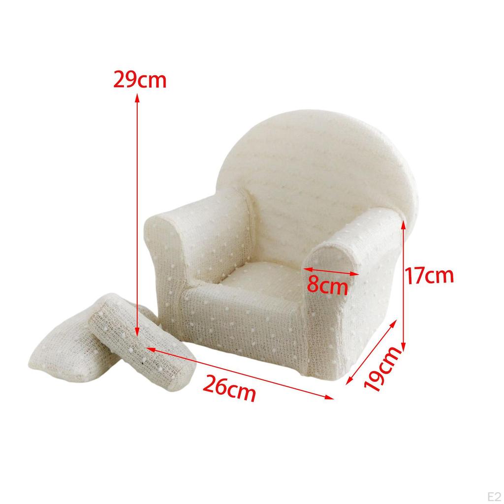 Photography Sofa Decorative with Cushion Pillow, Infant Furniture ,Photography Pose