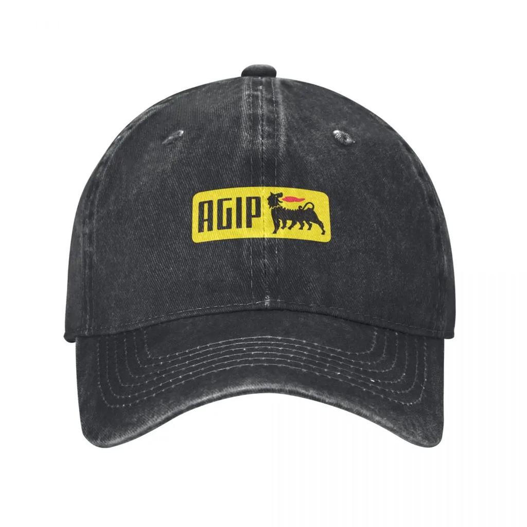 Berretto da Baseball con Logo Vintage Agip Cappello Wild Ball Cappello Sportivo Cappello Unisex Cappello di Natale Cappelli Unisex Donna