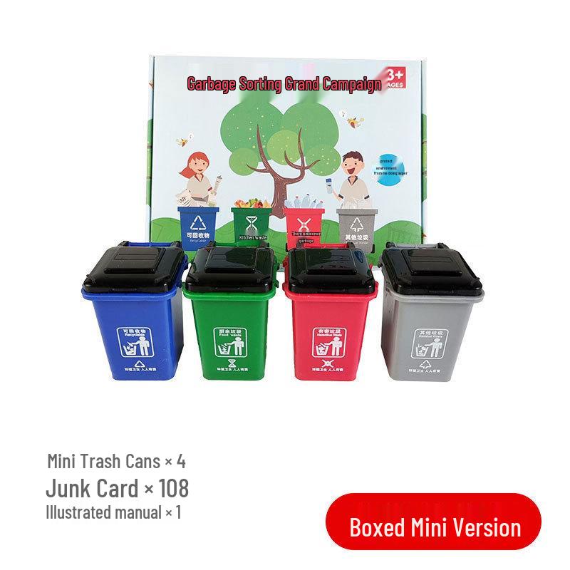 Garbage Sorting Toy - Educational Desktop Trash Can for Kindergarten Teachers