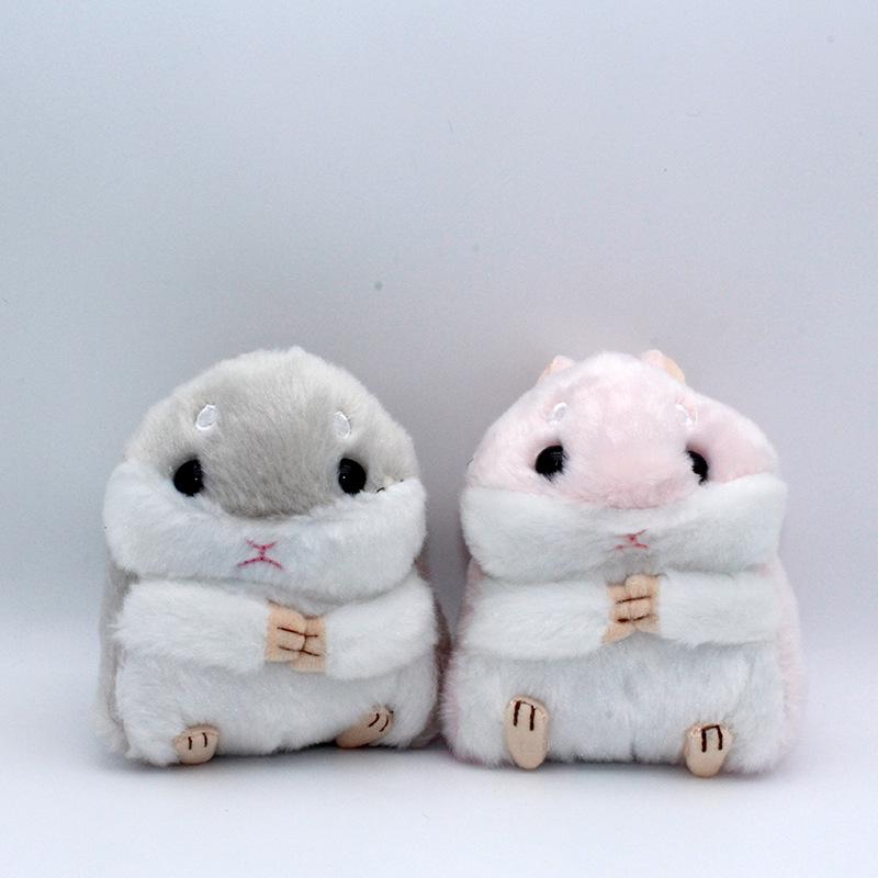 Adorable Hamster Plush Keychain Backpack Accessory - Perfect Gift for Girls