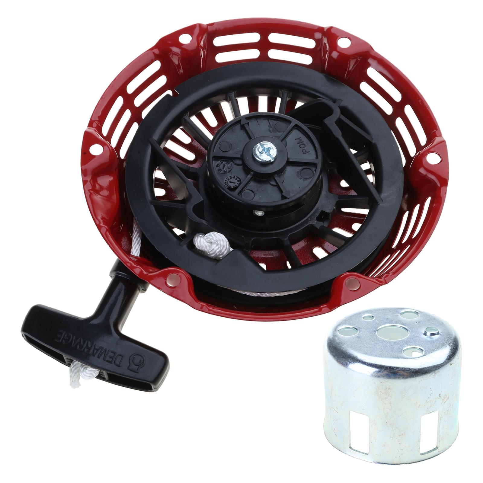 

Модернизированный ручной стартер с пусковой чашкой GX120 GX160 GX200 Ручной стартер Двигатель 4/5,5/6,5 л.с. Мотор Замена Легкая установка