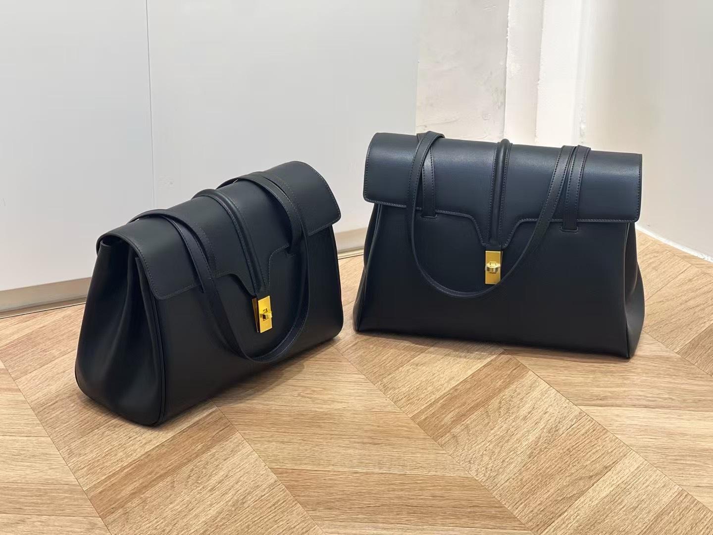 

Leather commuter bag women s fashion large capacity tote travel tote bag soft16 shoulder computer large bag small 33cm