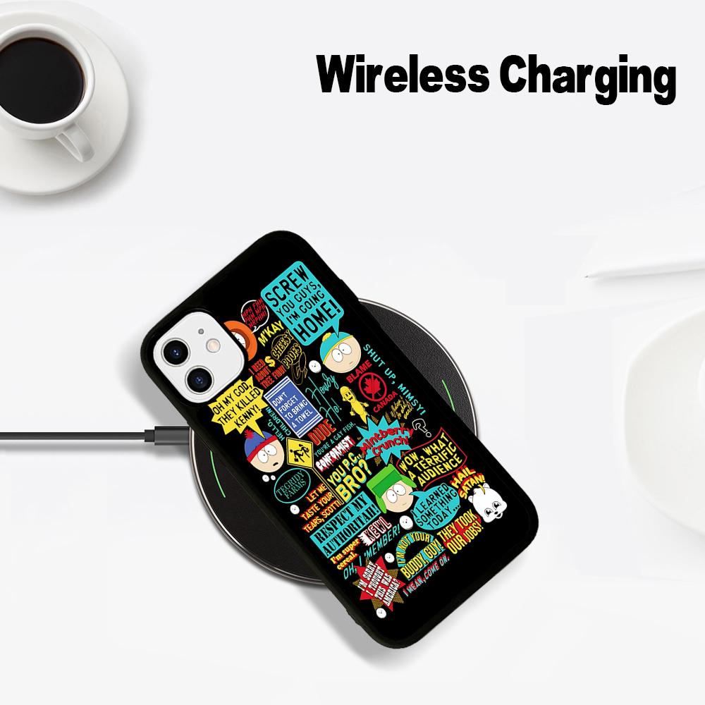 

Cartoon Funny S-South-P-Park Phone Case Magesafe Magnetic Wireless Charge Case For IPhone 16 11 12 13 14 15 Pro Max Plus Mini iPhone 15Pro Max