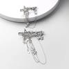 Tassel Star Hair Clip Delicate Sparkling Personality Sweet Cool Style Diamond Studded Side Clip High-end Straight Duckbill Clip