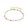 Bracelet - LUXENTER - Basor - Hypoallergenic Steel - 18 Carat Yellow Gold - Multicolored Lacquer