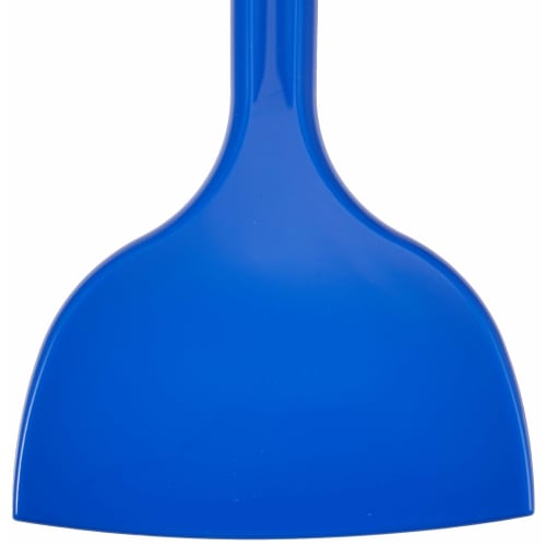 Iizuka Long Handle Silicone Clean Spatula (Large), Blue, Silicone Rubber, Made In Japan, WKL1503
