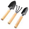 Gartengeräte-Set Metall Miniatur-Spaten Rechen Pflanzwerkzeug Handwerkzeug-Set
