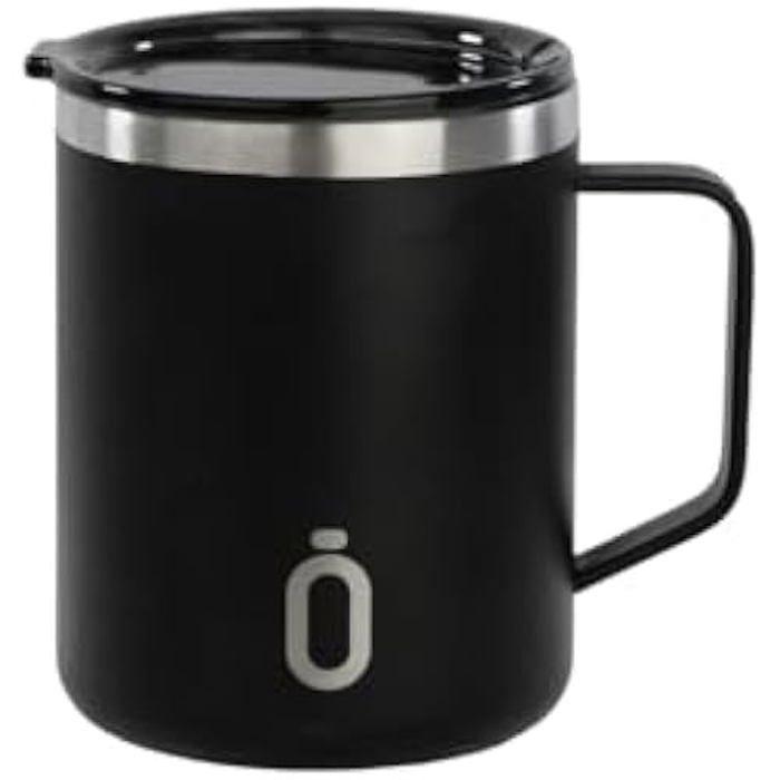 Tasse isotherme - SAFTA - Inox - Bleu Marine - Cylindrique - Contemporain