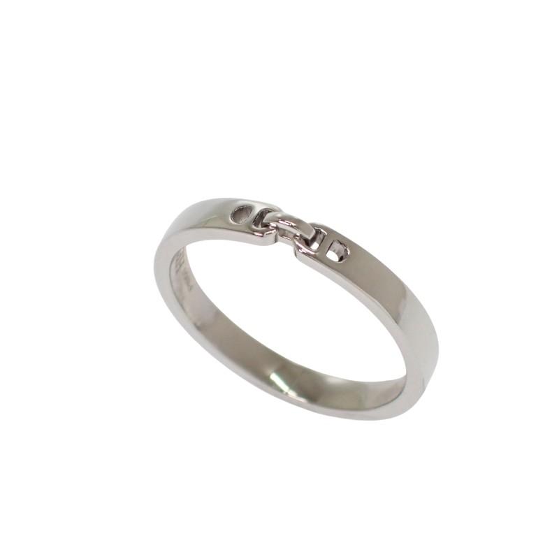 HERMES  #9(JP Size)  ring Pt950Platinum Women
