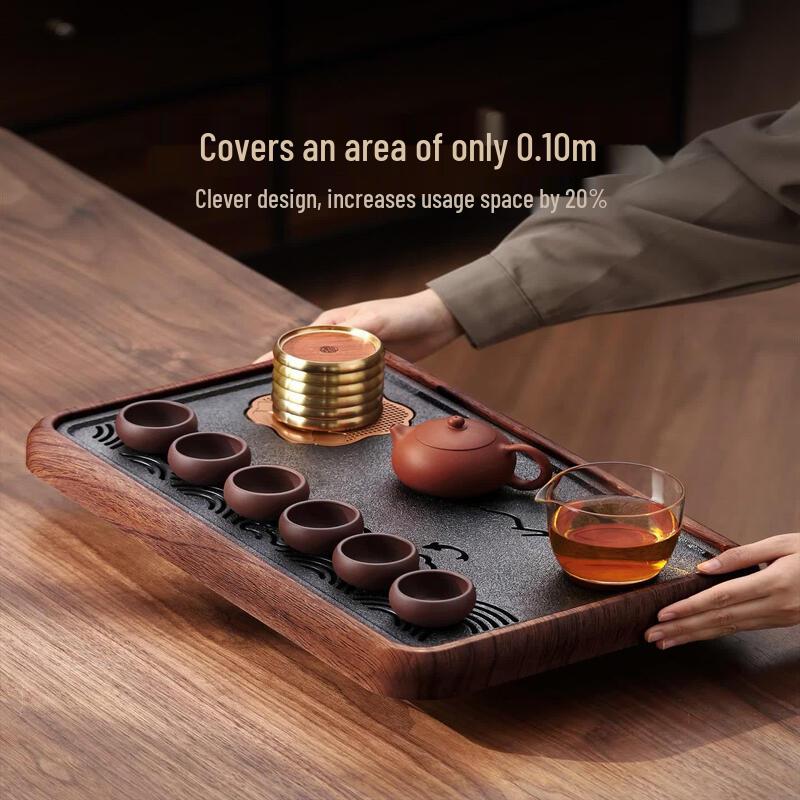 Small Chinese Acrylic Kung Fu Tea Tray