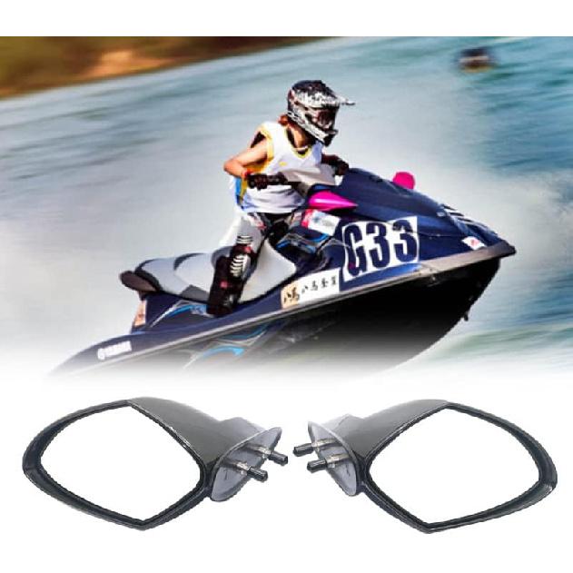 

Motobiker Compatible with Yamaha WaveRunner VX Mirror Right Hand Side RH Black VX110 Deluxe Sport Cruiser F1S-U596C-10-00