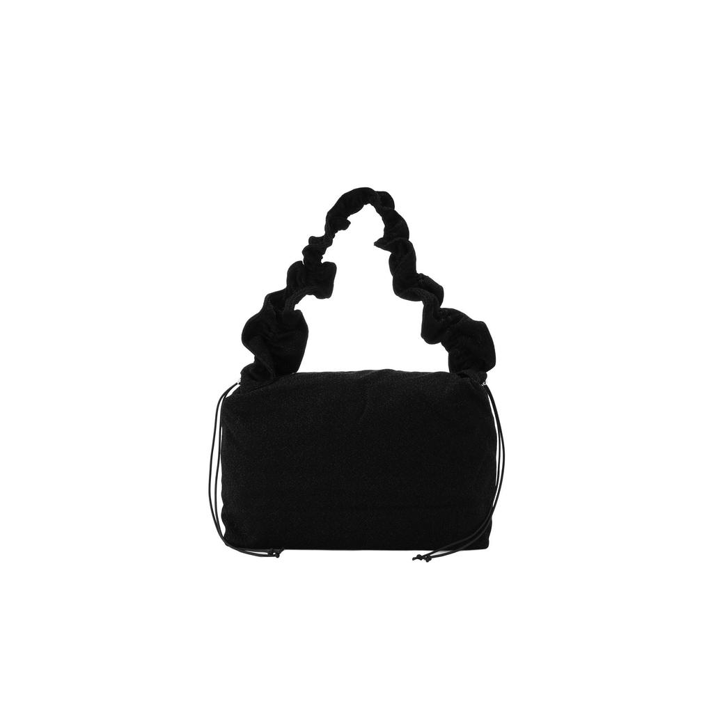 Afternoon Tea Living JQ25 Lamé Gathered Shoulder Bag, Black