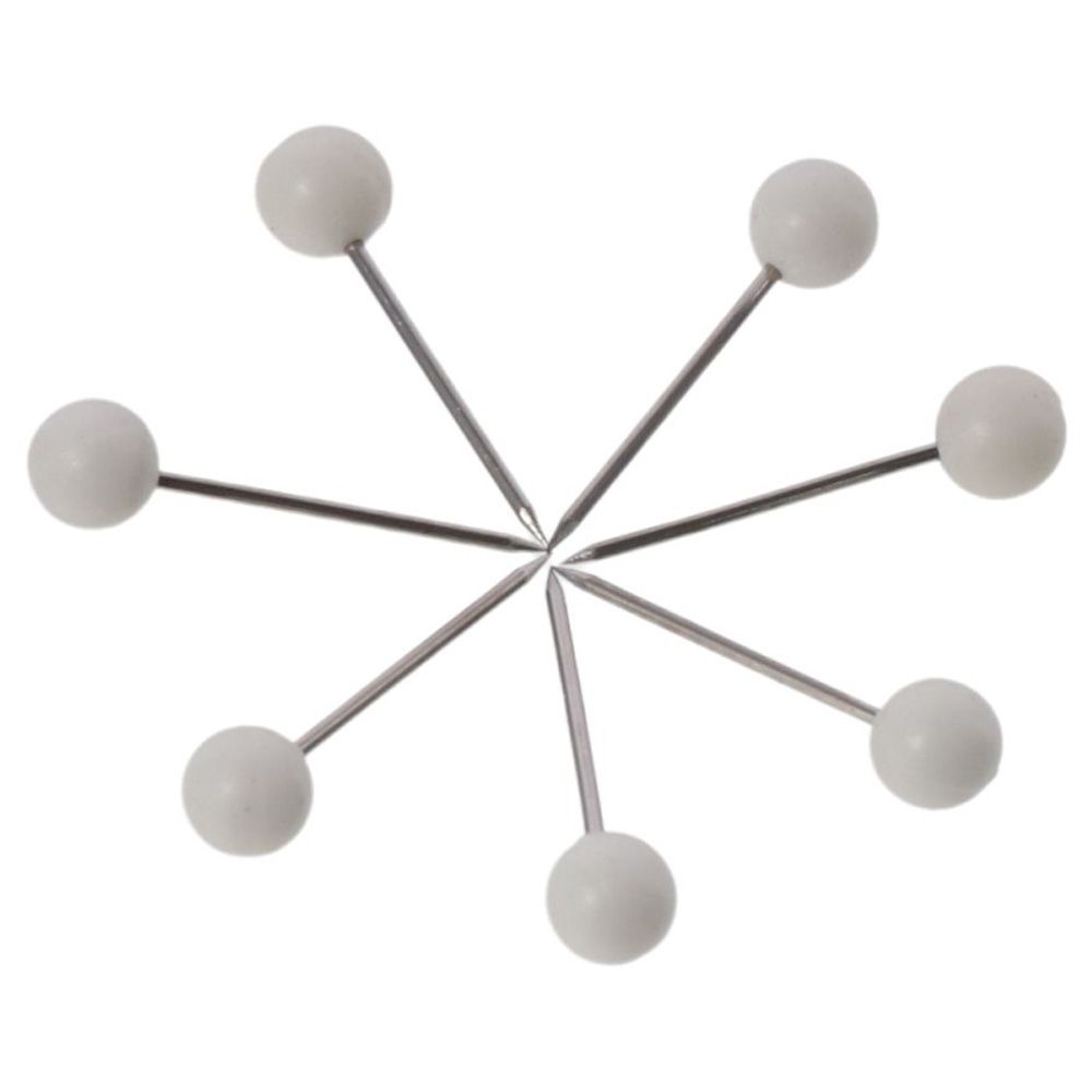500PCS White Push Pins Plastic Round Head Push Pin Map Tacks 1/8 Inch Decorative Thumb Tacks for Bulletin Board Office Supplies