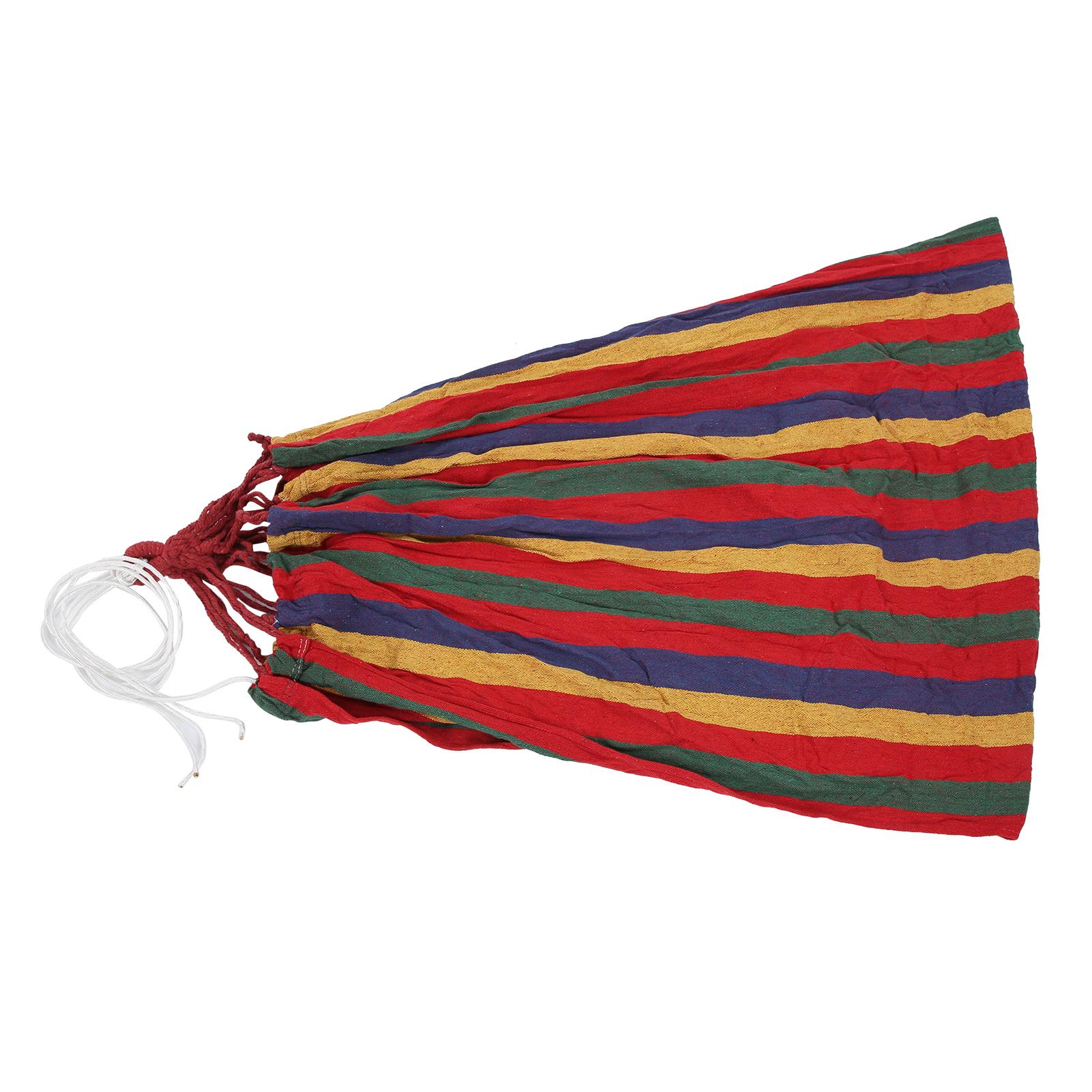 Camping Hammock Ultralight Portable Outdoor Travel Hammock with 250kg Load CapacityRed with Color Stripe красный