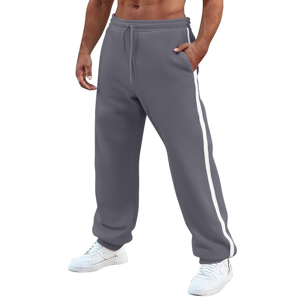 Men Trendy Fahion Drawstring Baggy Pant Casual Running Sweatpants