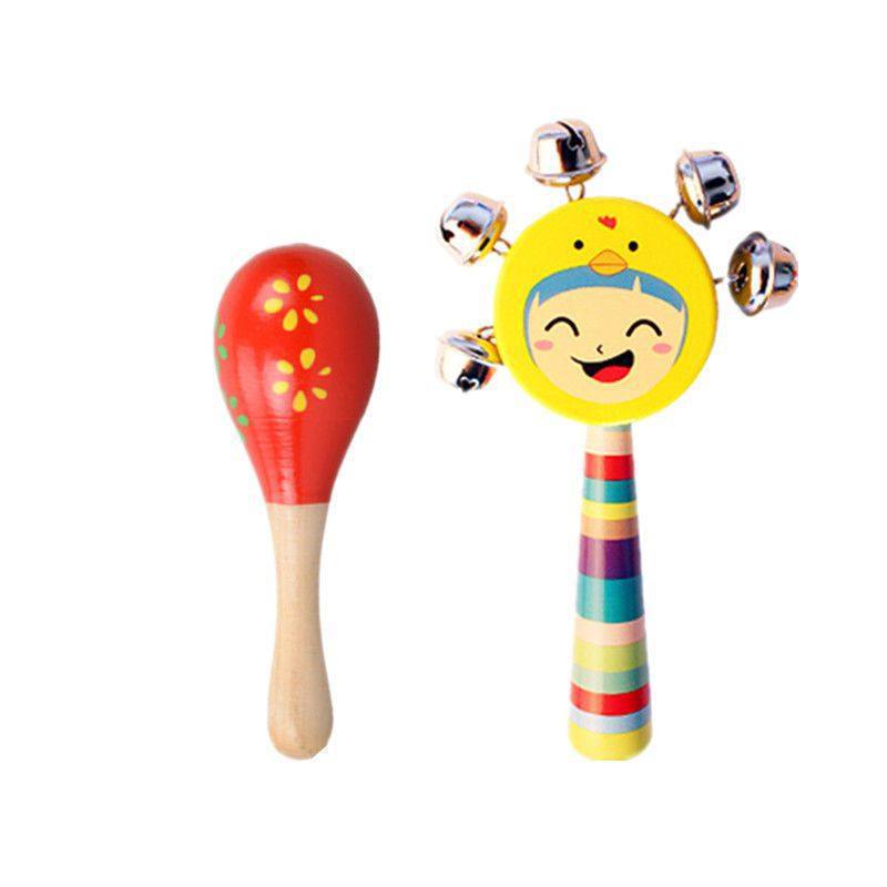 Baby Hand Rattle Toy Rattle Puzzle Early Education 3-6-12 Baby 0 1 Year Old Infant Newborn Boy And Girl