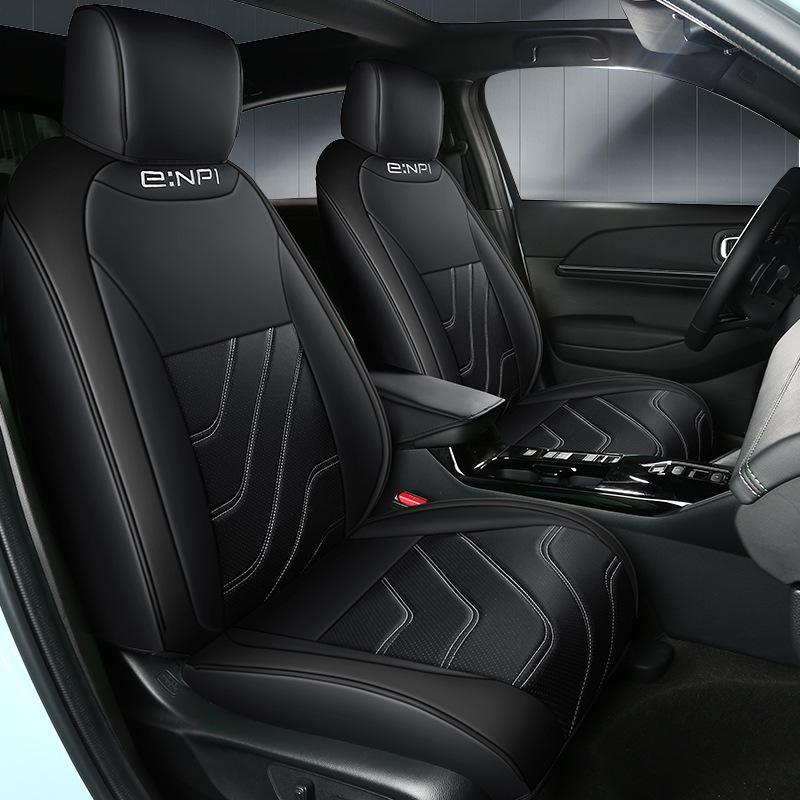 Universal Wear-Resistant Leather 5-Seat Car Cushion for Ji Pai 1