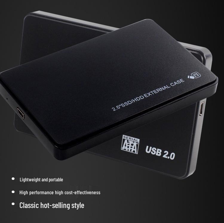 2.5" Tool-Free USB 2.0 SATA SSD/HDD Laptop Enclosure