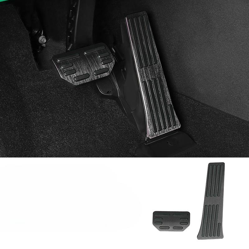 For LEAPMOTOR C10 Accelerator & Brake Pedal Cover, Anti-slip Foot Pedal Trim, Car Interior Modification Accessories