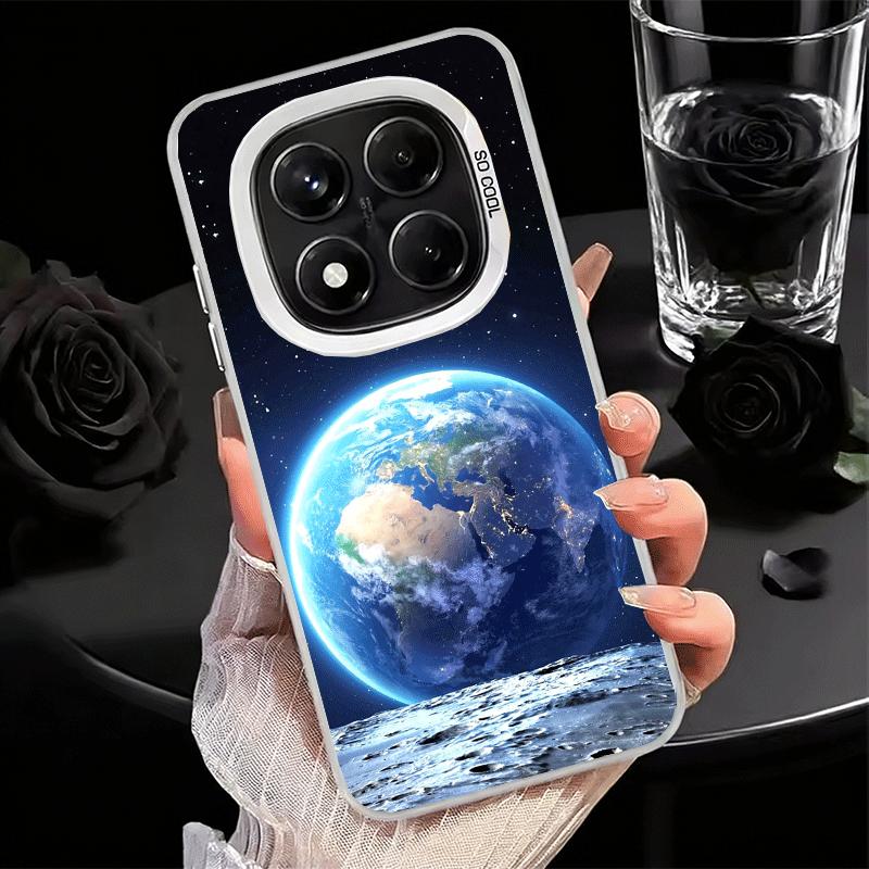 Earth Stars Space Universe Soft Phone Case for Xiaomi Redmi Note 13 14 15 Pro Plus 12S 12 11S 11 11T 10S 10 Shockproof Cover Bac