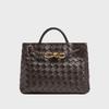 Spring 2023 Retro Braided Metal Rope Tote - Women's Single Shoulder Handbag