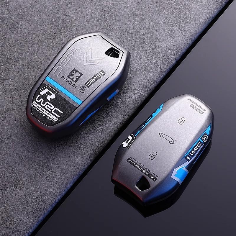 2026 Sıcak Araba Sticker Modası TPU Araba Akıllı Anahtar Kılıfı Fob Kılıfı Koruyucu Tutucu Kabuk Peugeot 308 408 508 2008 3008 4008 5008 İçin