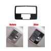 Black Carbon Car Rear Reading Light Panel Trim Sticker For Mazda RX-8 2004-2008
