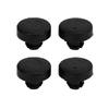 Trunk Lid Stop Buffer Set 12832495 for 9-3 Convertible 2004-on, 4 Black Push In Bumper Stops, Replacement Parts for Rear Trunk Contact Points