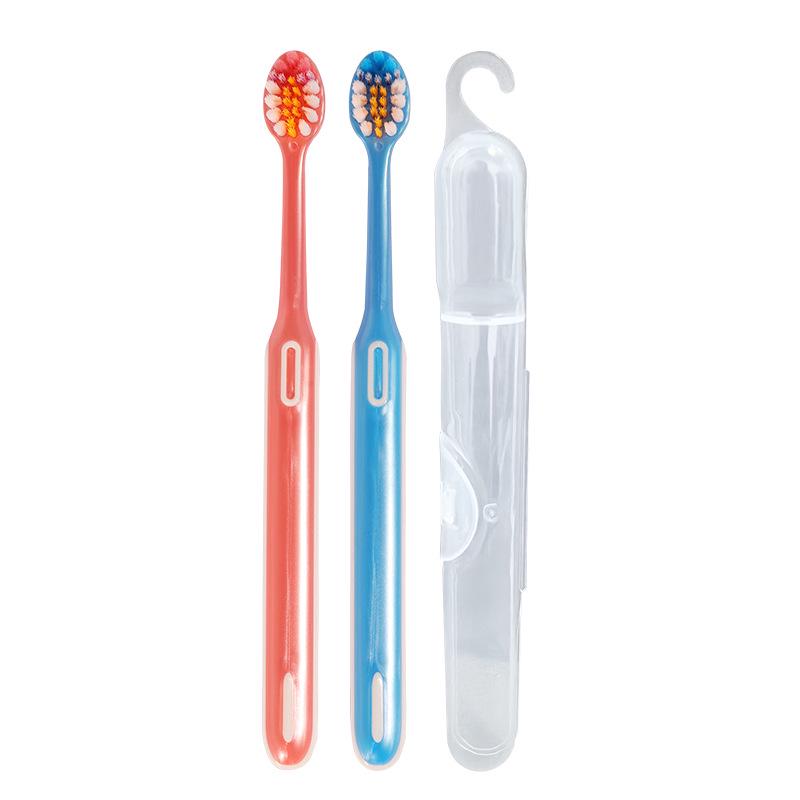 KISS CLEAN Soft Bristle Portable Toothbrush with 10,000 Bristles