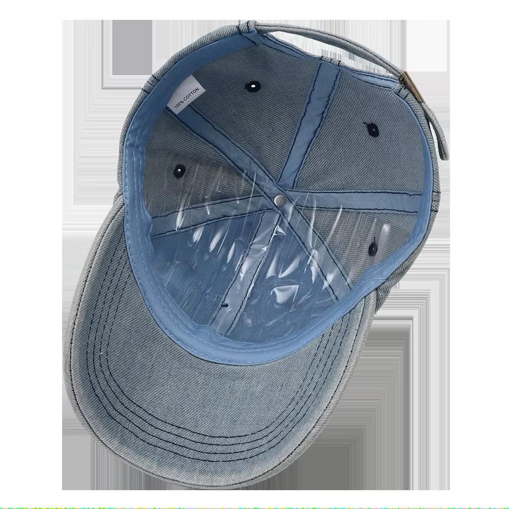 Baseball Cap Hat Denim Spring Summer Autumn Punk Hip Hop Rock Adjustable Unisex Men Women Outdoor Casual Cotton Snapback