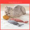 Grenzüberschreitendes Haustier Katze Minz-Spielzeug Für Katzen Interaktives Katzenminze Plüschfisch-Spielzeug