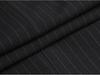 Men's Double-Breasted Striped Stretch Suit Set, Loose Fit, Plus Size for Big & Tall, Perfect for Weddings.