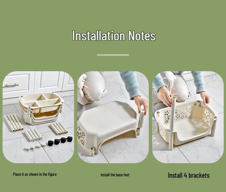 Movable Kitchen Storage Rack for Vegetables, Fruits, Spices, and Jars