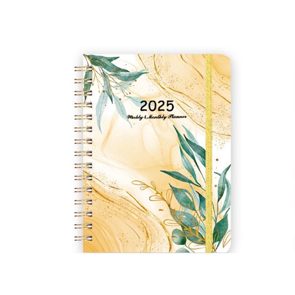 Monthly Flowers Diary Notebook Weekly Plan A5 Schedule  Planner 2025 English Agenda Book  Agenda